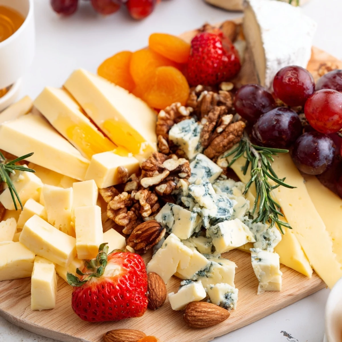 The artistic Waterfall Edge Grazing Board offers an inviting selection of treats, ready for serving everyone.