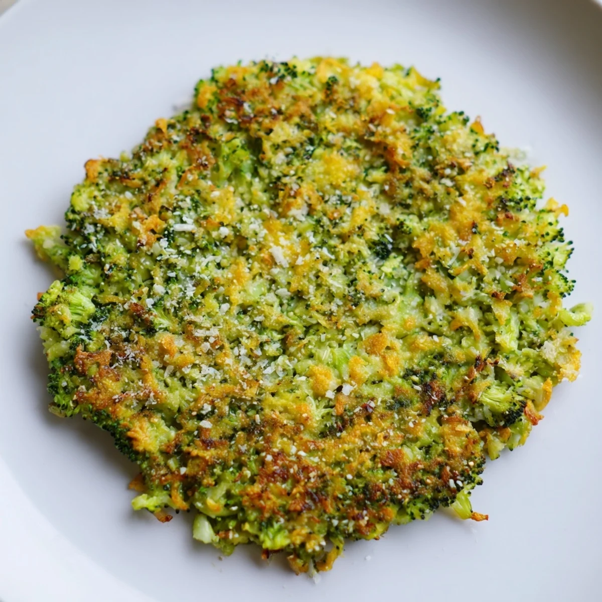 A plate of warm, golden Cheesy Broccoli Patties, ready to eat alongside a creamy dipping sauce.