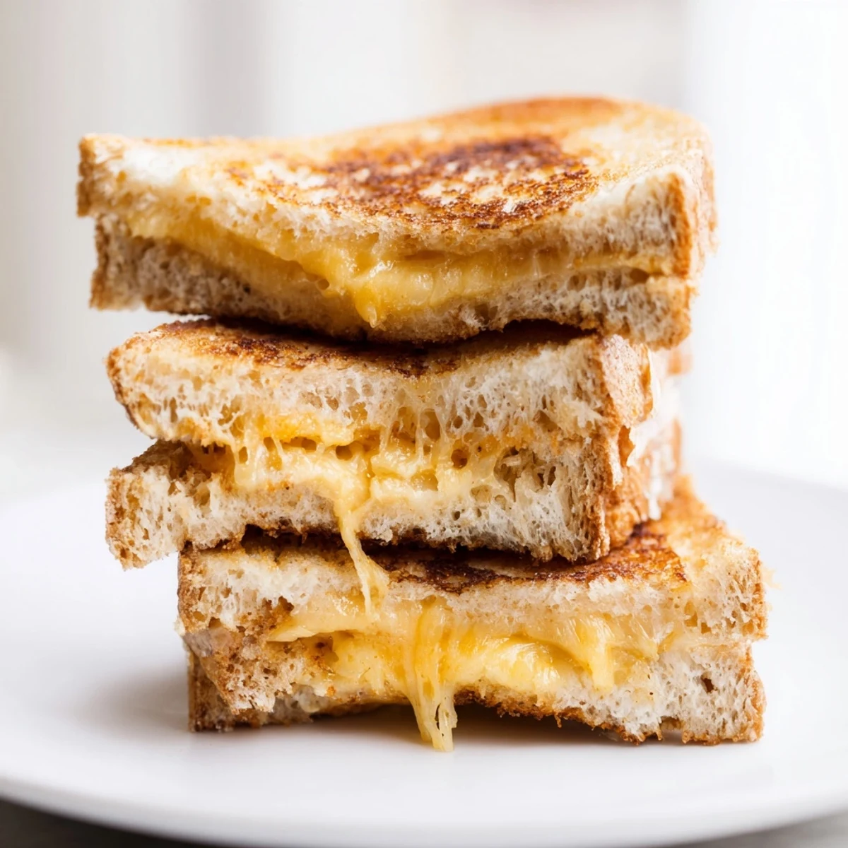 Crispy golden Mayo Grilled Cheese with melting cheese, ready to enjoy with tomato soup.