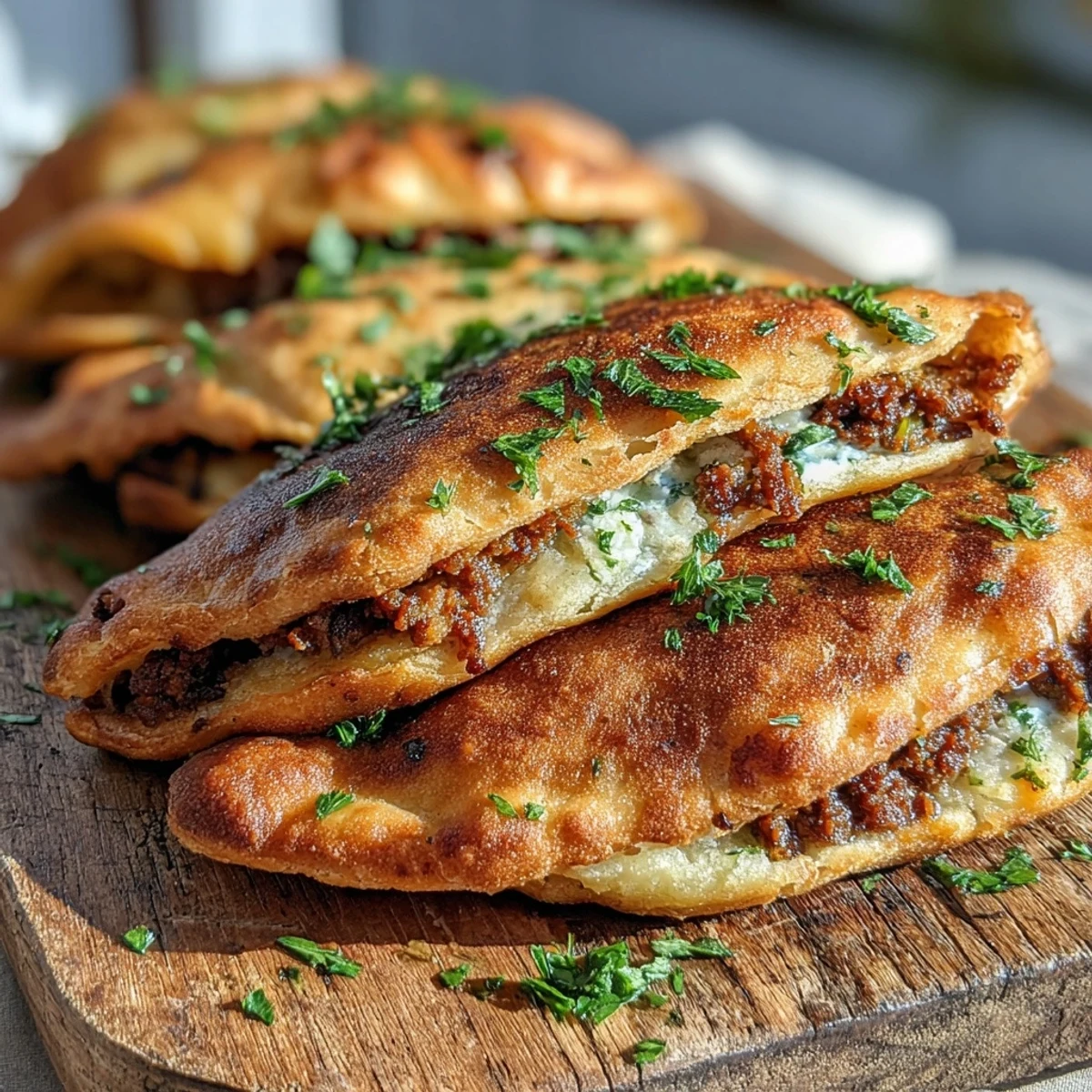 Sizzling Lebanese Arayes stuffed with fragrant meat and herbs, brushed with olive oil.