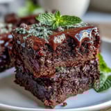 Mint chocolate chip brownie bites with rich chocolate flavor and cool mint, perfect for a festive St. Patrick's Day dessert.