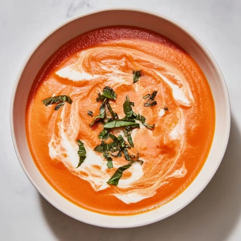 Homemade Tomato Basil Soup