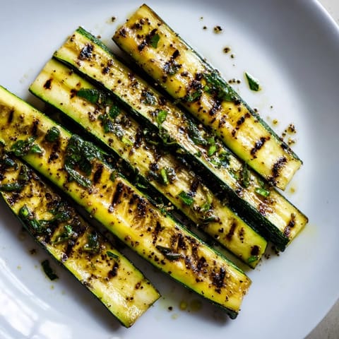 Garlic Herb Grilled Zucchini