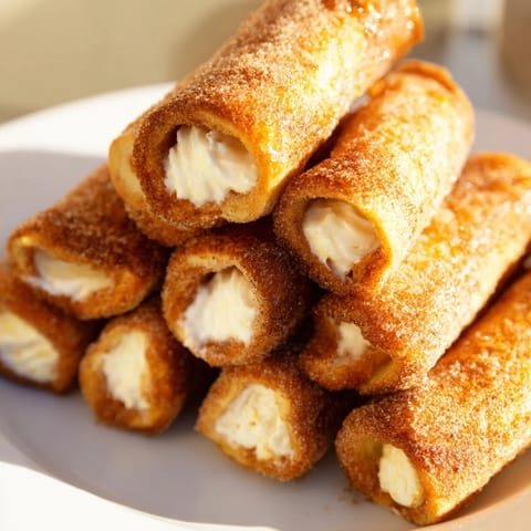 Golden, crisp Easy French Toast Roll-Ups feature a sweet jam filling, perfect for breakfast or snack.