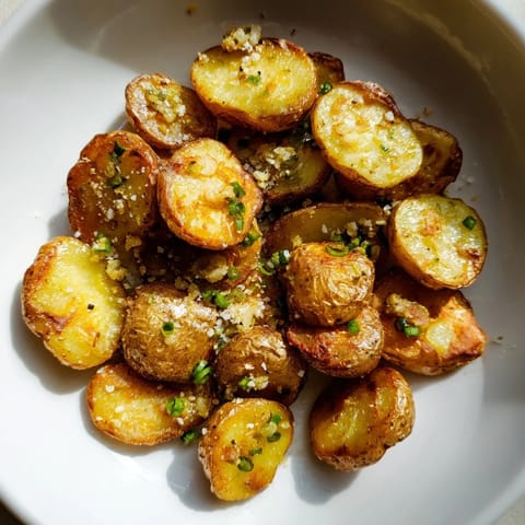 Smashed Green Onion Potatoes