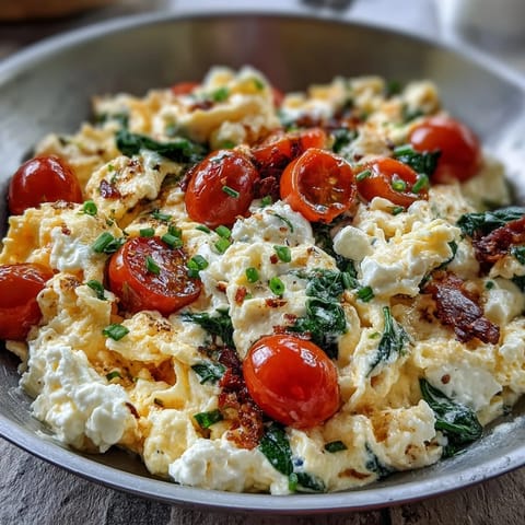 Cottage Cheese Egg Scramble