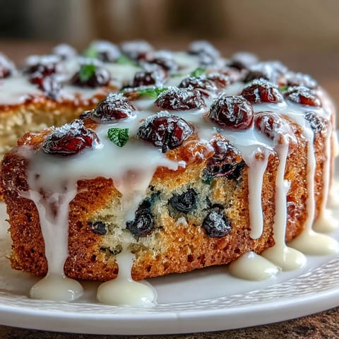 Blueberry Lemon Sourdough Skillet
