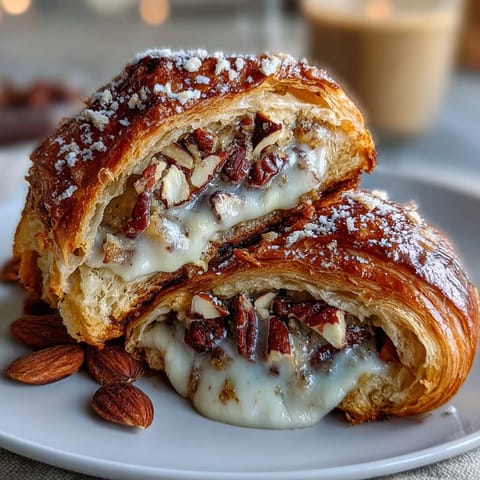 Almond Croissant Sourdough Rolls