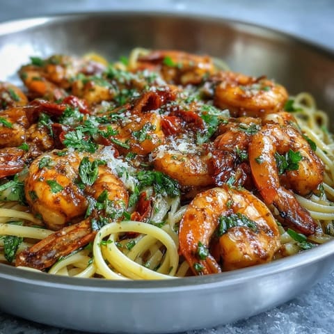 Garlic Shrimp Angel Hair