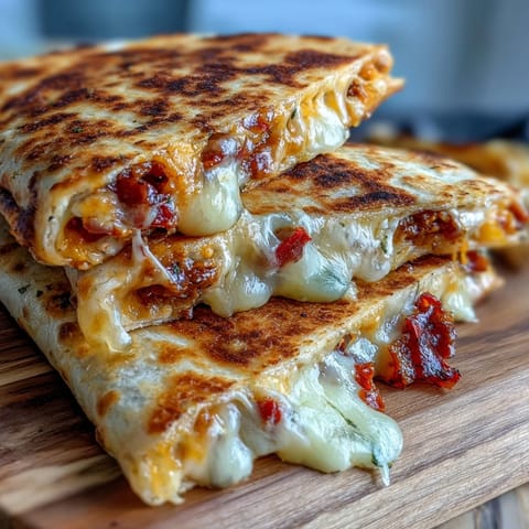 Cheesy mini quesadilla triangles with colorful bell peppers, crisp and golden, paired with zesty lime-kissed salsa.