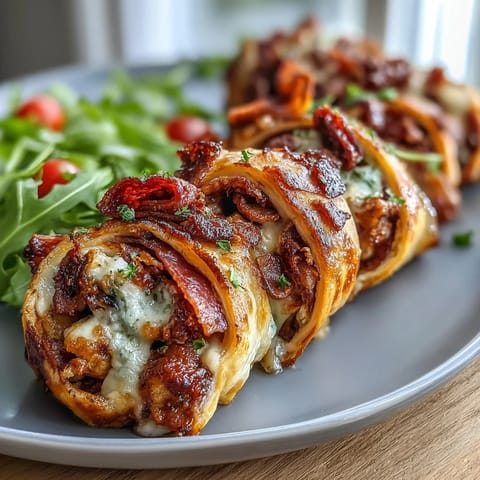 Vibrant Italian sub pinwheel wraps filled with deli meats, cheese, and crisp veggies, perfect for parties and picnics.