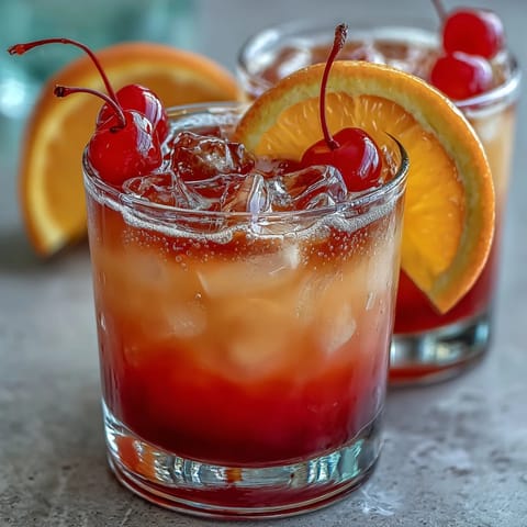 Ombre Sunrise Mocktail Grenadine