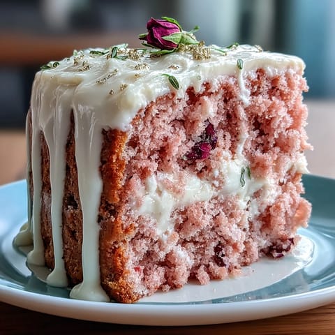 A festive pink velvet cake adorned with rich gold drip for special celebrations.