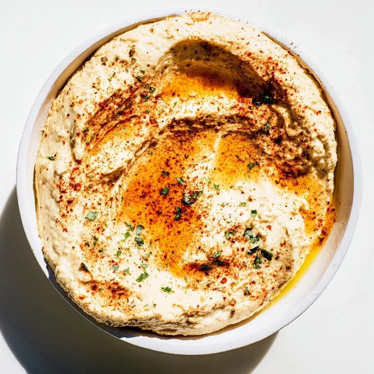 Enjoy quick and easy Perfect 5-Minute Homemade Hummus, a vegan appetizer ready in just minutes!