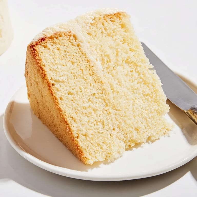Imagine a light and delicate 3-Ingredient Vanilla Sponge Cake, perfect for dessert or trifle.
