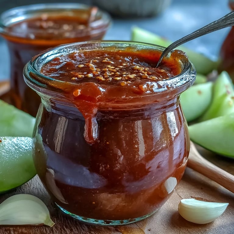 This Guava BBQ Sauce from scratch is a vibrant pink-orange condiment with a sweet-tangy aroma. Perfect for glazing grilled chicken or ribs.