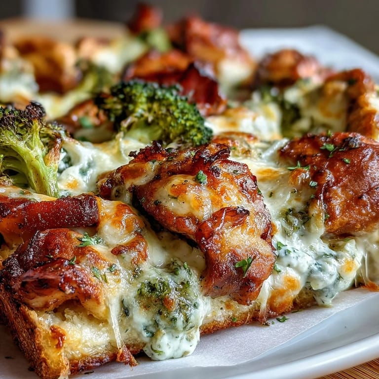 Serve Ranch Chicken & Broccoli Sheet Pan Melt over rice for a quick family dinner.