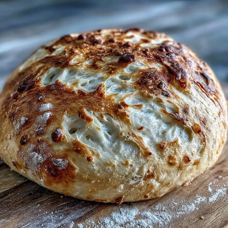 Chewy and crisp sourdough pizza dough stretched into a 12-inch round, topped with fresh mozzarella and basil.  