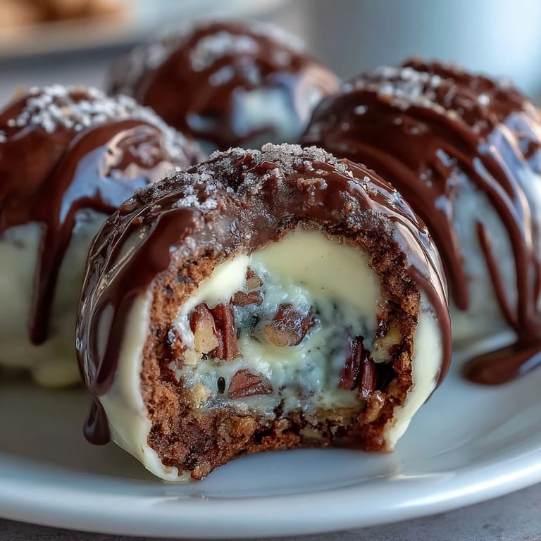 Delightful carrot cake truffles enrobed in creamy, smooth cream cheese coating, perfect for spring parties and festive gatherings.