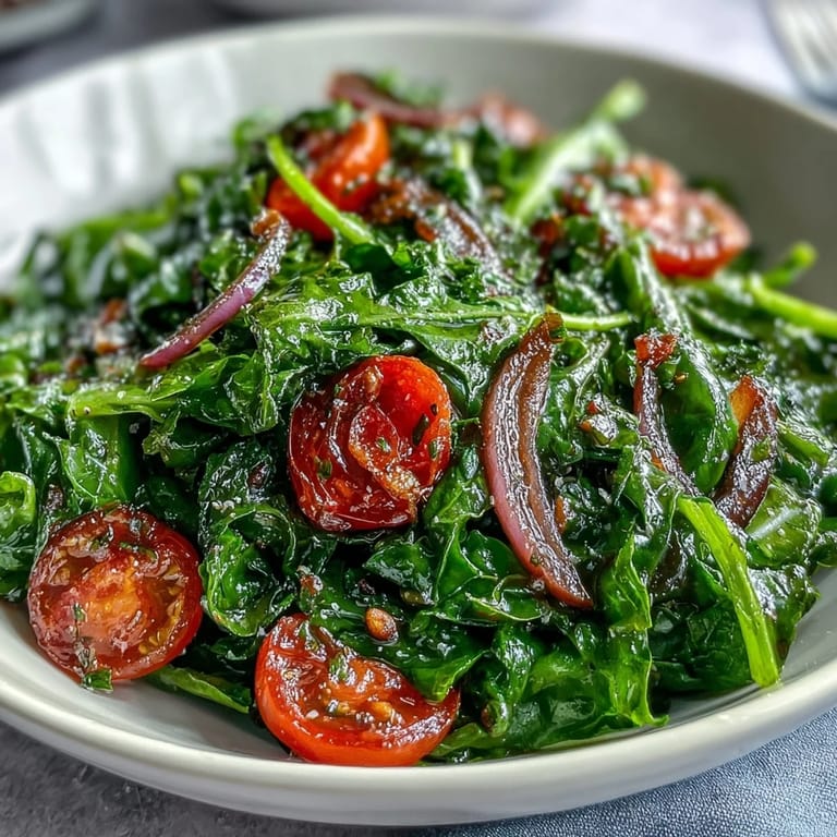 Refreshing dandelion greens salad with zesty lemon vinaigrette, Parmesan shavings, cherry tomatoes, and pine nuts, perfect as a light vegetarian starter.